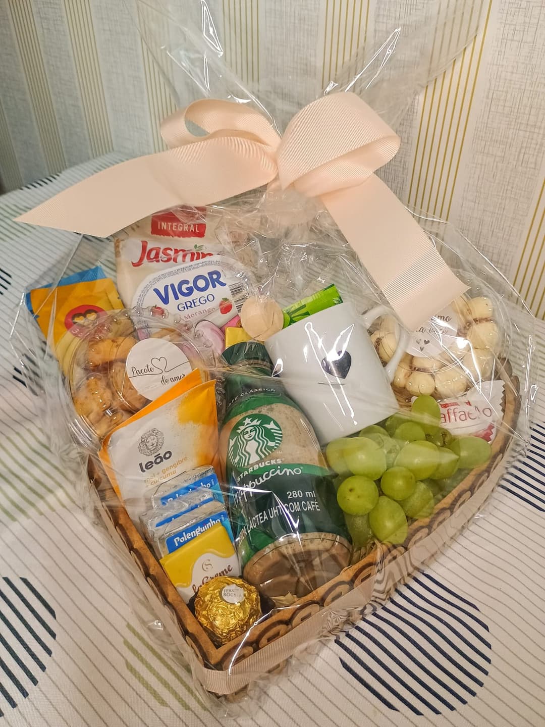 Coração da Manhã — cesta de presente em Duque de Caxias RJ